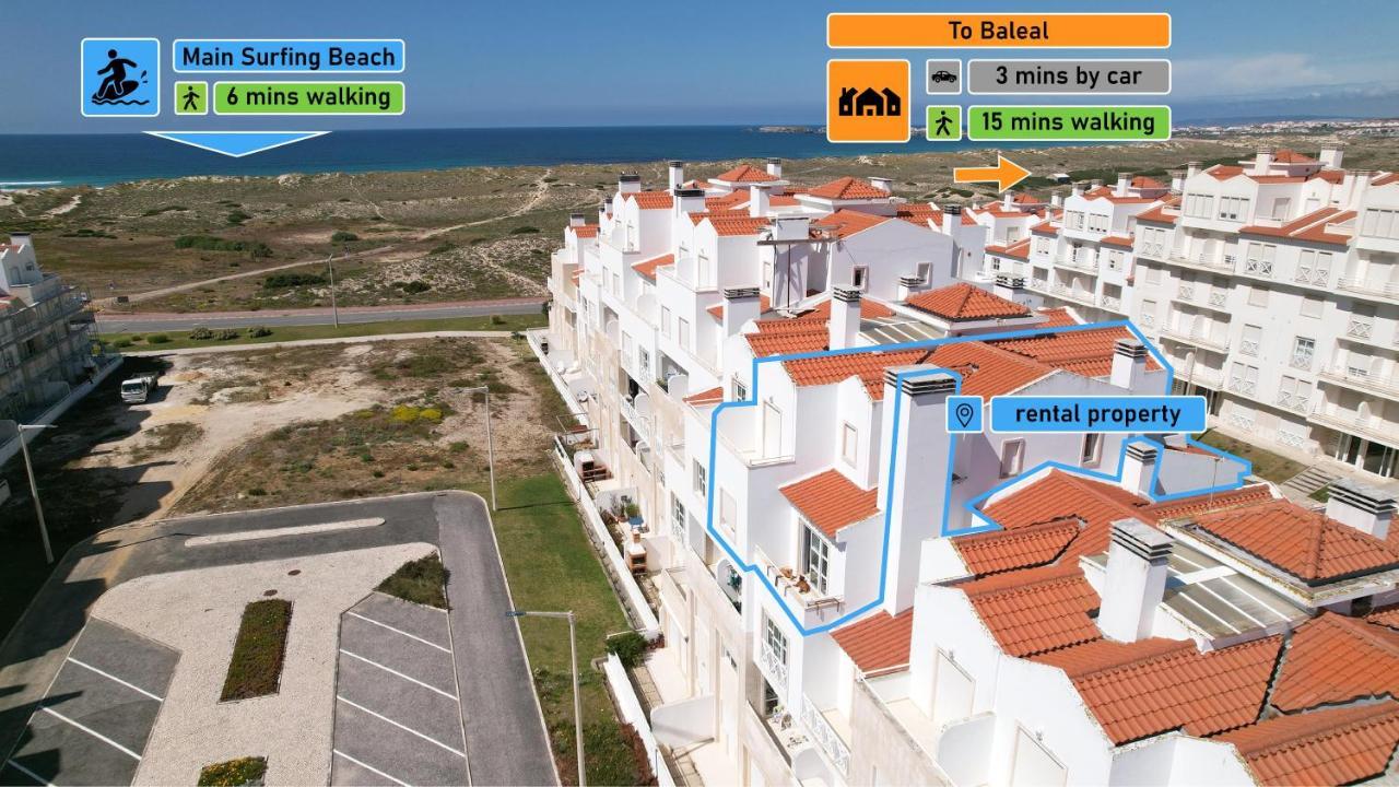 Baleal Beachfront Duplex Peniche Bagian luar foto