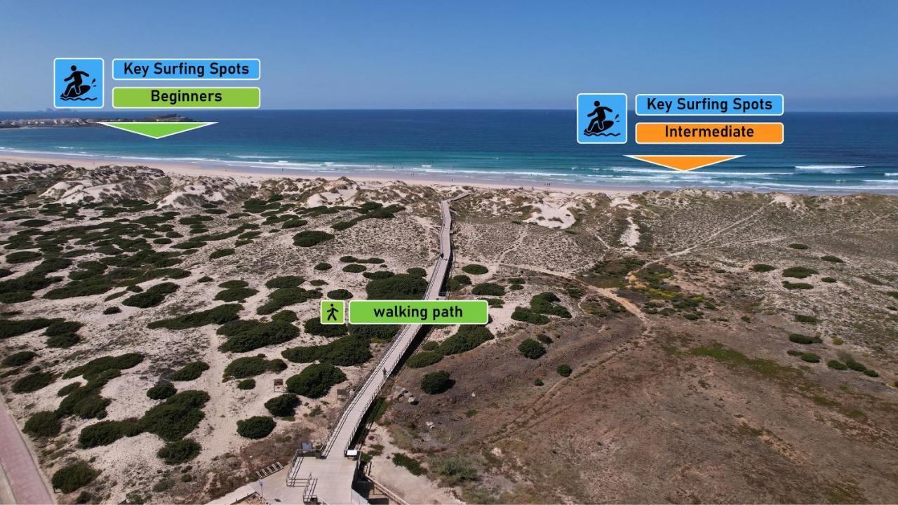 Baleal Beachfront Duplex Peniche Bagian luar foto